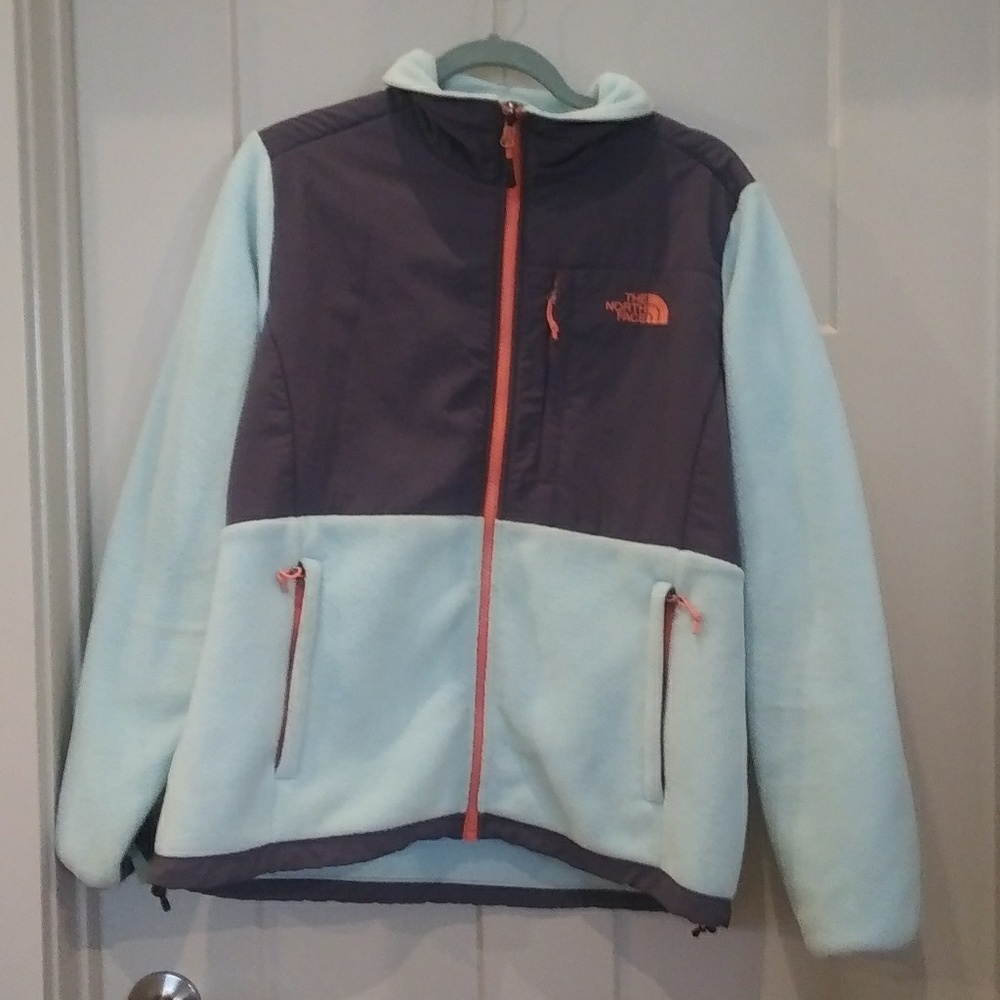 North face  blue jacket size Large
